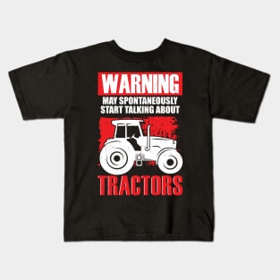 Funny Farming Tractor Farm Owner Farmer Gift Kids T-Shirt